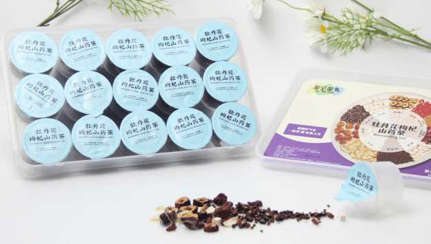 牡丹花枸杞山药茶